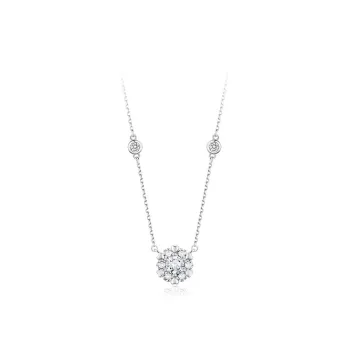 GLOIRE S925 Silver Necklaces Women's Exquisite Luxe Niche Design Advanced Touch Romantic Date Versatile Commute Style