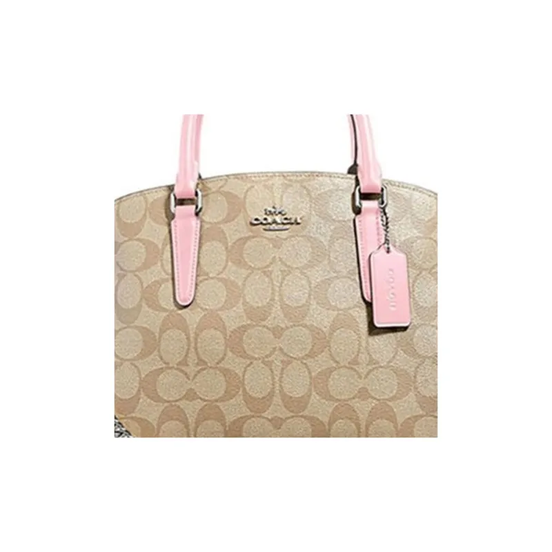 COACH Sage Women's Light Khaki Monogram With Pink-3