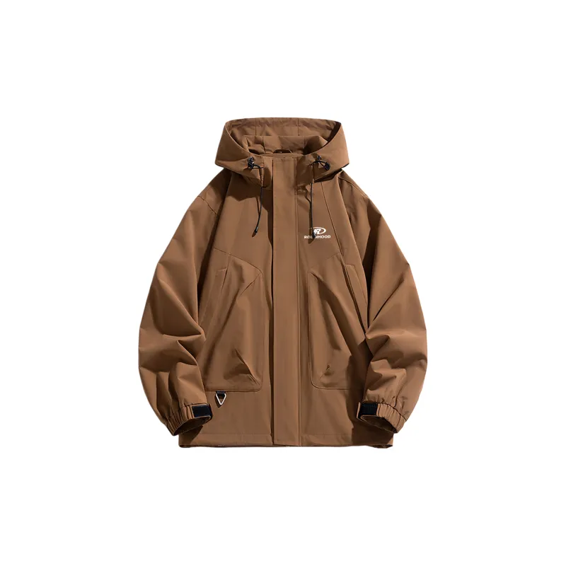 ROBINHOOD Water Resistant Windproof Breathable Warm Water Repellent Windbreaker Jacket Unisex-6