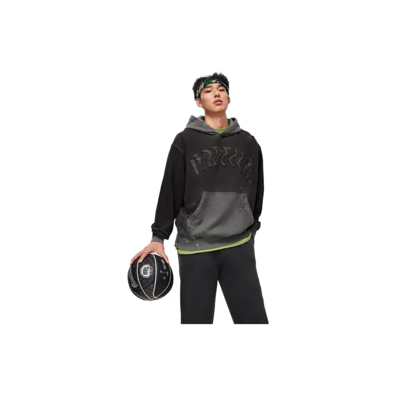 LiNing Badfive Sweatshirt Men's Obsidian Gray-2