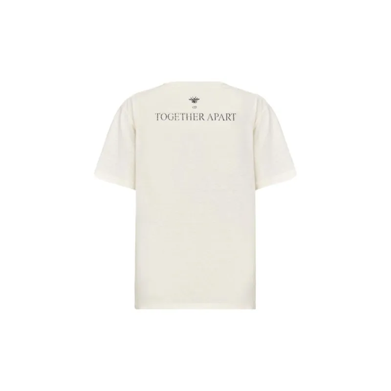 DIOR Quarterly New Products T-Shirts Women's Beige-1