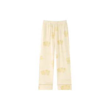 Han Ziduo Pajama Pants Women's Yellow