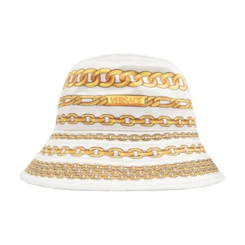 VERSACE Chain Printed Bucket Hat