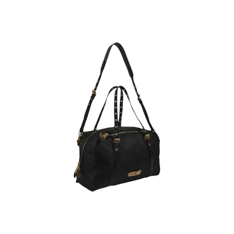 MOSCHINO Nylon Travel Bag Women's Black-1