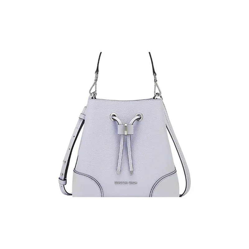 MICHAEL KORS Mercer Gallery Bucket Cow Leather Shoulder Bag Crossbody Bag Small Size Women's Lavender-2