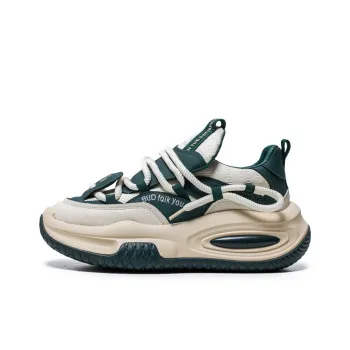 JANECO Anti Slip Wear Resistant Low Top Chunky Sneakers Men's