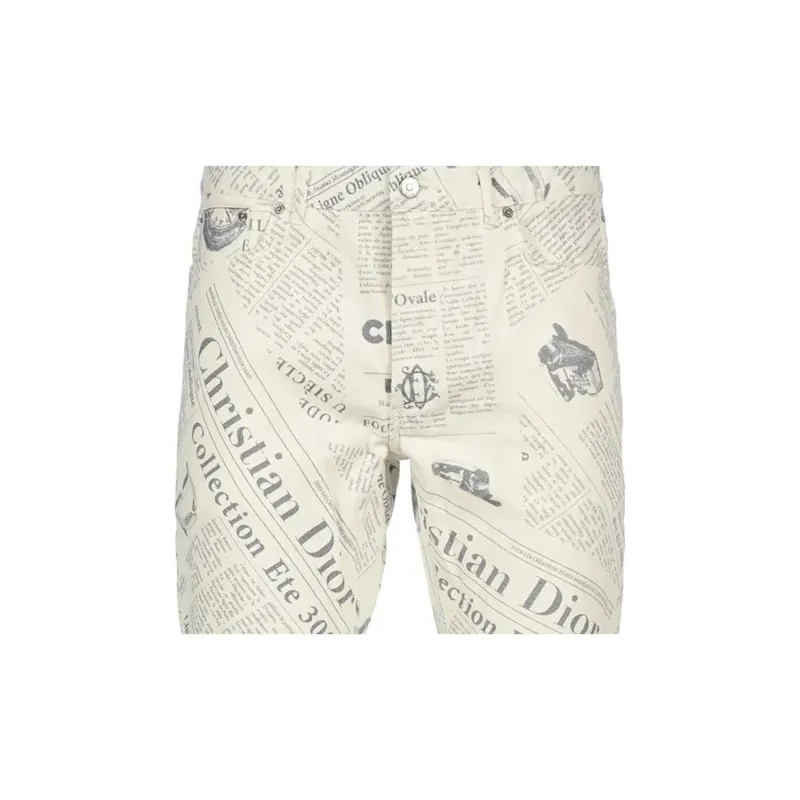 DIOR Arsham Newspaper Jeans-3