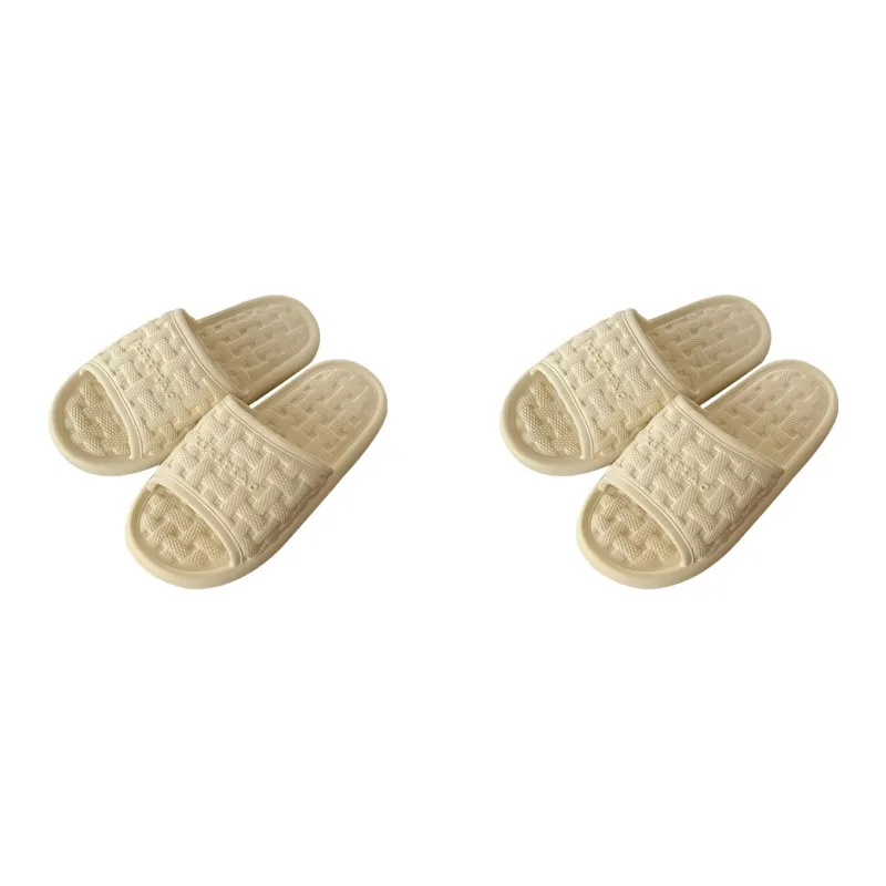 SHIGUDE Home Slippers Unisex, Desert Brown-0