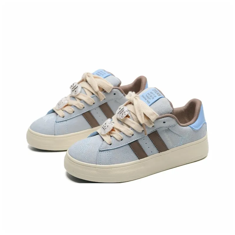 Teddy Bear Collection Coverage Slip Resistant And Abrasion Resistant Low Top Skateboard Shoes Women's-9