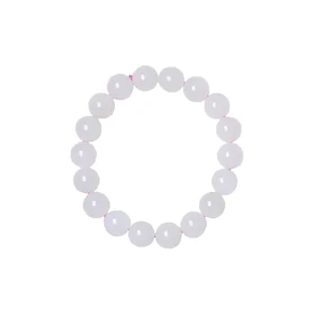 Ingenuity Hetian Jade Bracelets Dusty Pink Unisex