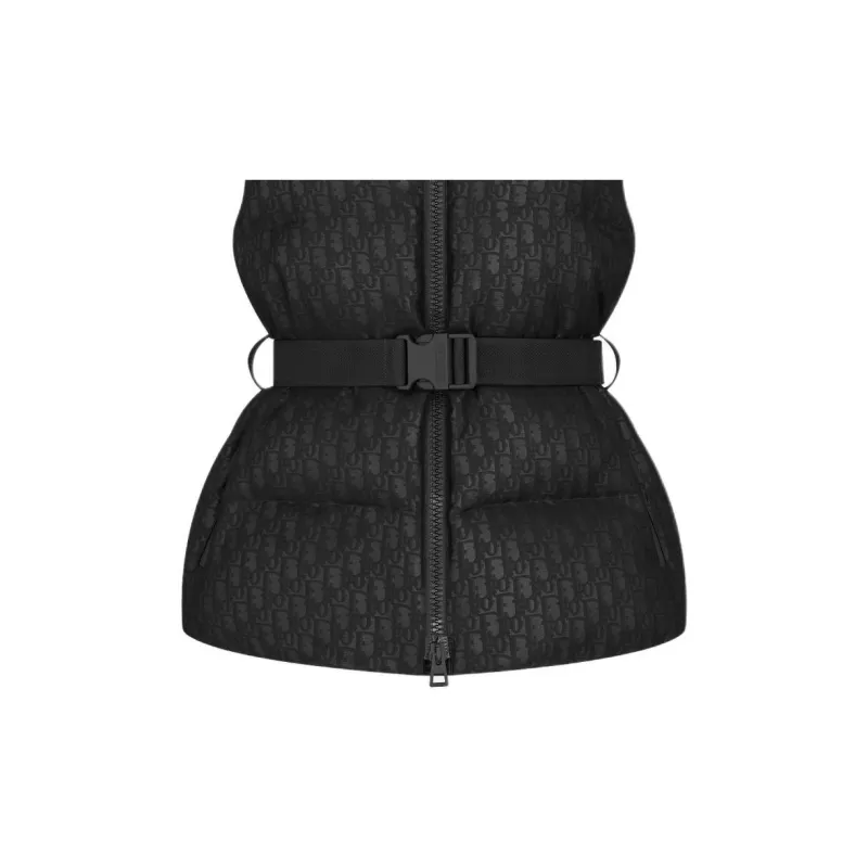 DIOR FW24 Puffer Jacket Women's Black-6