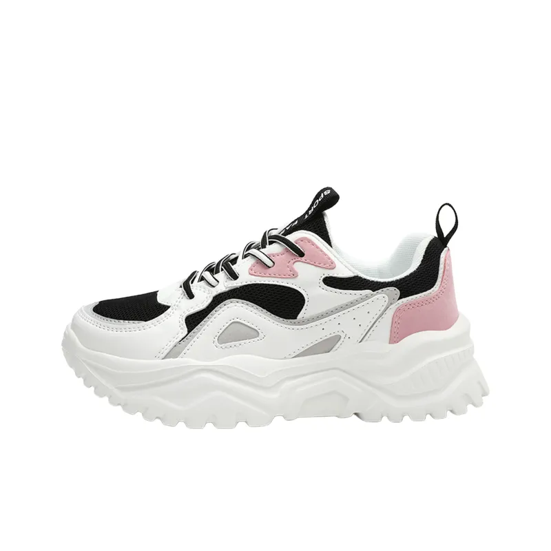 BUFFALO BOUND Cushioning Anti Slip And Wear Resistant Low Top Chunky Sneakers Unisex-16