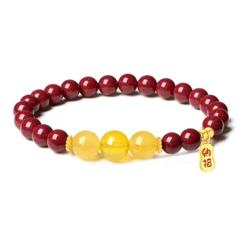 YFANXI Cinnabar Bracelets Women's