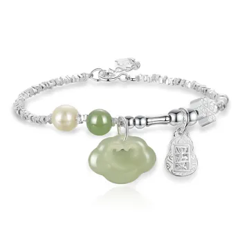 Chongqing Gold Store Chalcedony Jade Bracelets Unisex