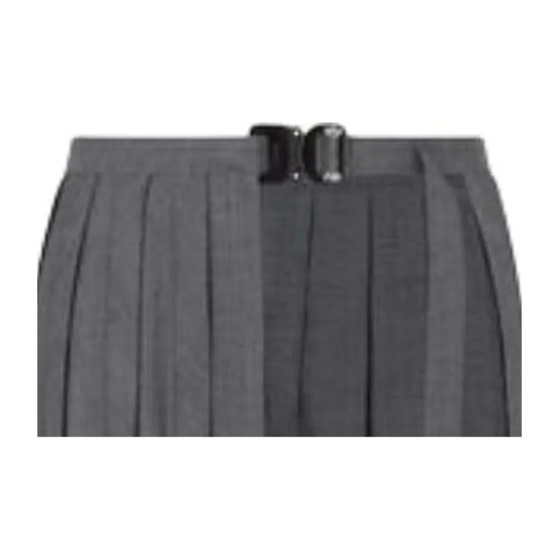 DIOR Belted Pleated Skirt-1
