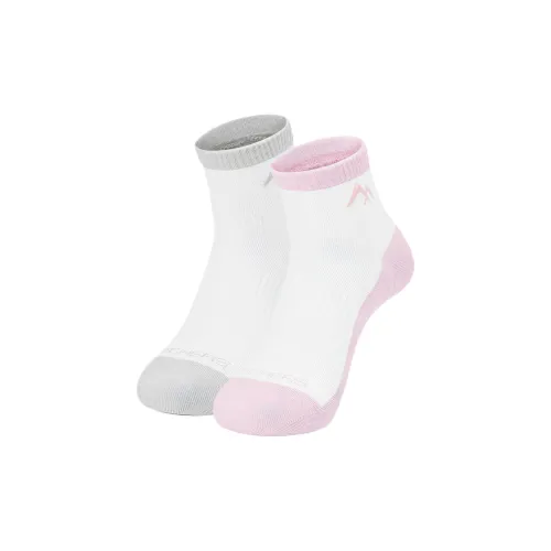 Skechers Ankle Socks Women's 2 Pack Ice Pink/Daybreak Blue Gray