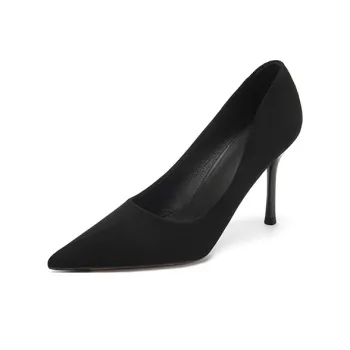 YAFEI XUANYU Slim Heel High Heels Women's Black