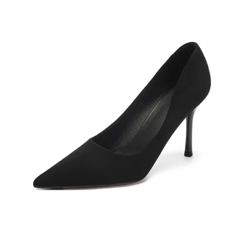 YAFEI XUANYU Slim Heel High Heels Women's Black