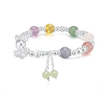 CHINA GOLD 990 Fine Silver Bracelets Women's