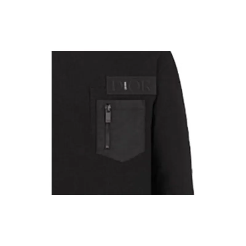 DIOR x Sacai FW21 Sweatshirt Men's Black-4