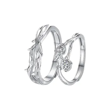 CHINA GOLD 999 Fine Silver Rings Unisex