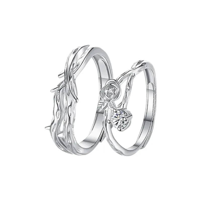 CHINA GOLD 999 Fine Silver Rings Unisex-0