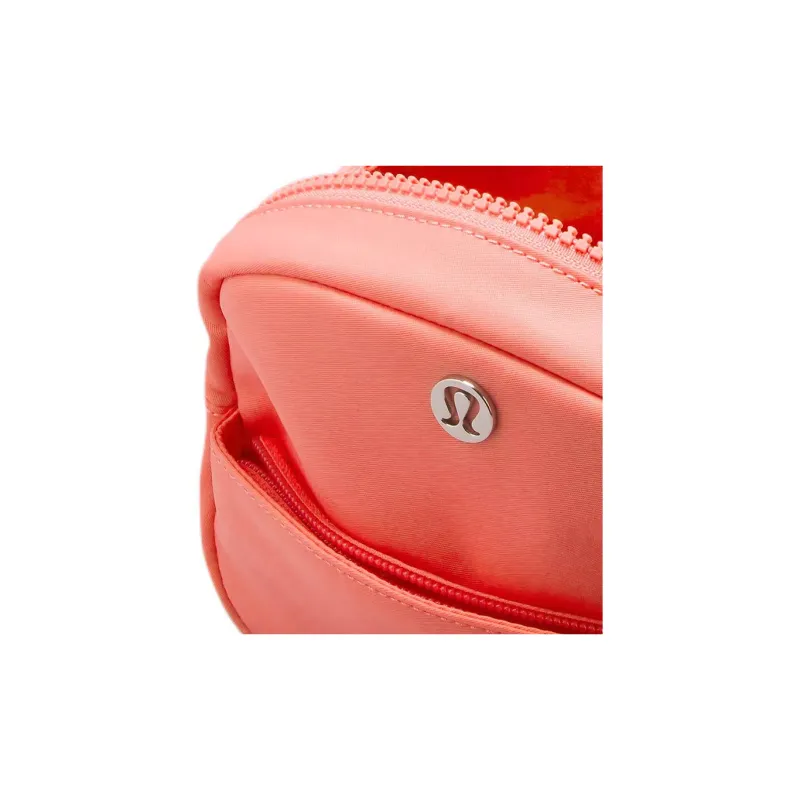 Lululemon Recycled Polyester Spandex Makeup Bags Clutches Mini Women's Creamy Pink-4