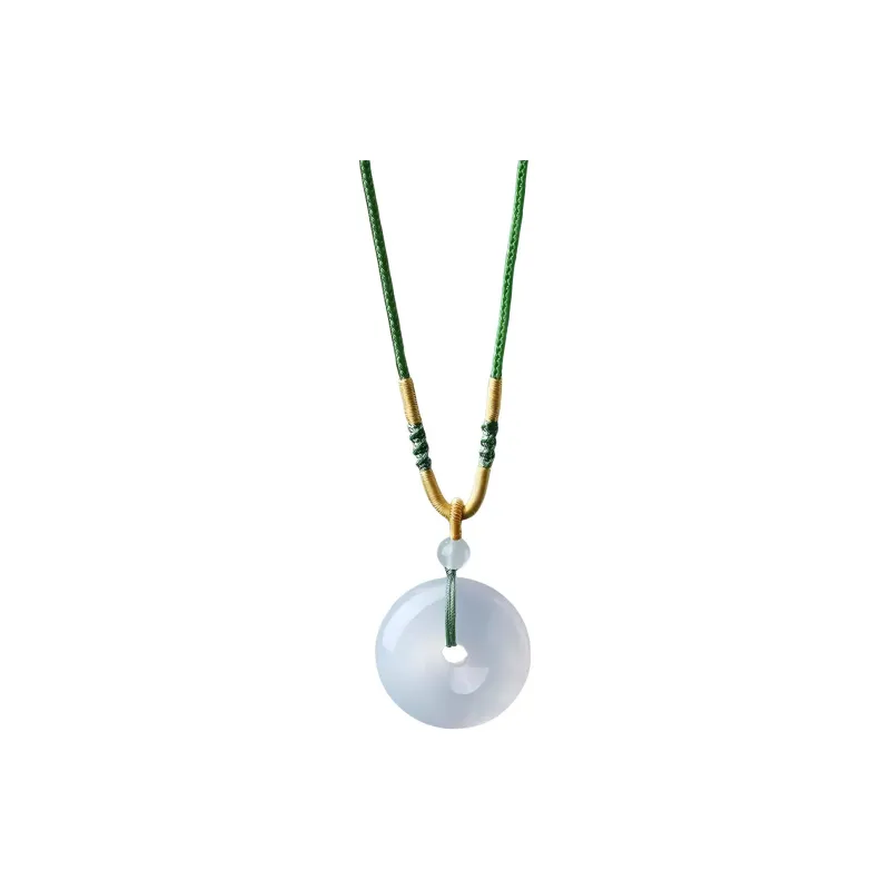 Emerald Jade Necklaces Unisex-0