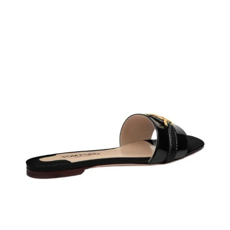 TF Slide Slippers Women's Black-3