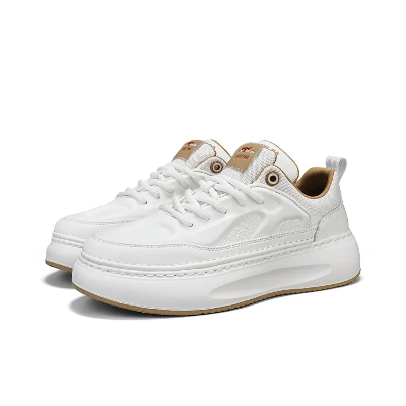 G.N.SHIJIA Anti Slip Wear Resistant Lightweight Breathable Height Increasing Low Top Skateboard Shoes Men's-10