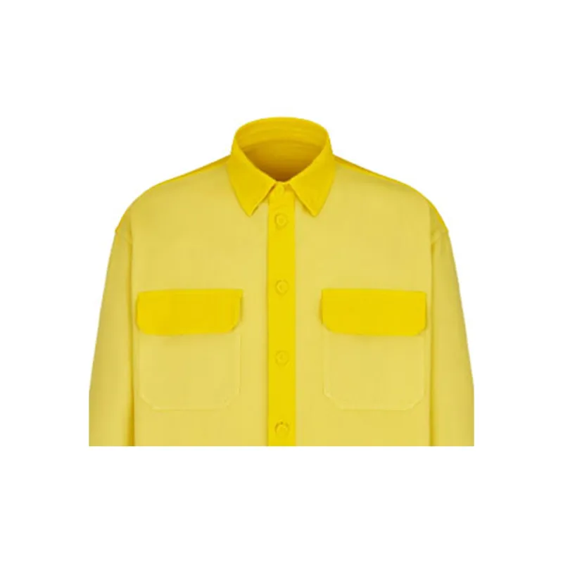 DIOR Quarterly New Products Shirts Men Yellow-3