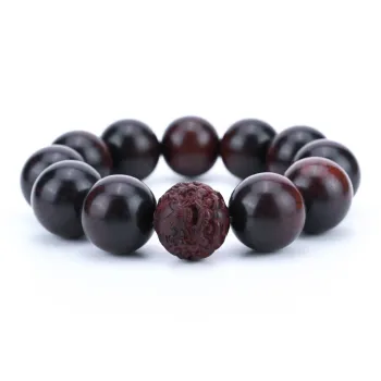 RIXIANGWAN Pterocarpus Wooden Bracelets Unisex