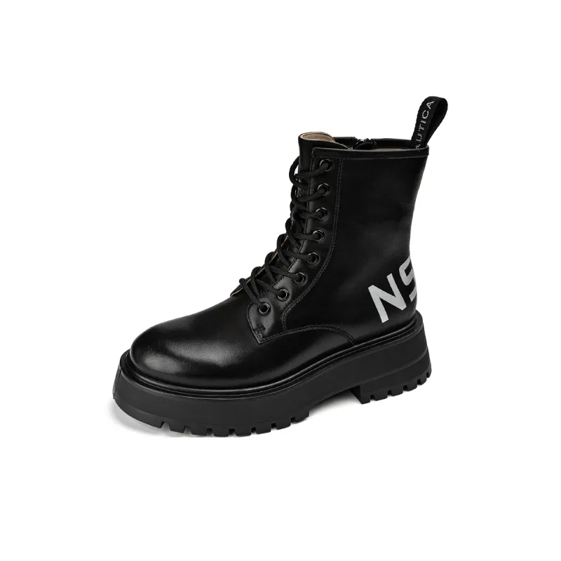 NAUTICA Short Martin Boot Women's Black-1
