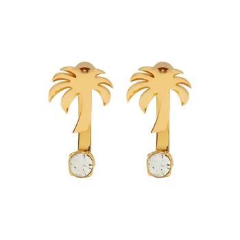 PALM ANGELS Logo Shaped Earrings