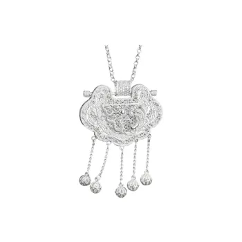 UZIID Sterling Silver Necklaces Women's