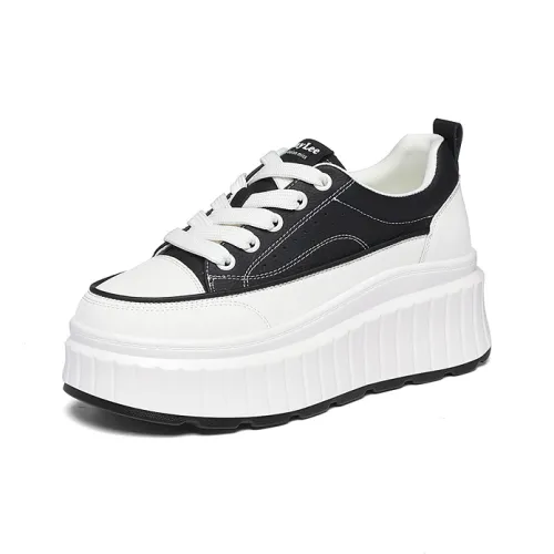 Golden Silk Rabbit Anti Slip And Wear Resistant Height Increasing Low Top Skateboard Shoes Women's