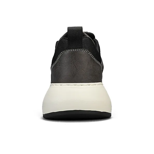 G.N.SHIJIA Anti Slip Wear Resistant Lightweight Breathable Height Increasing Low Top Skateboard Shoes Men's-5