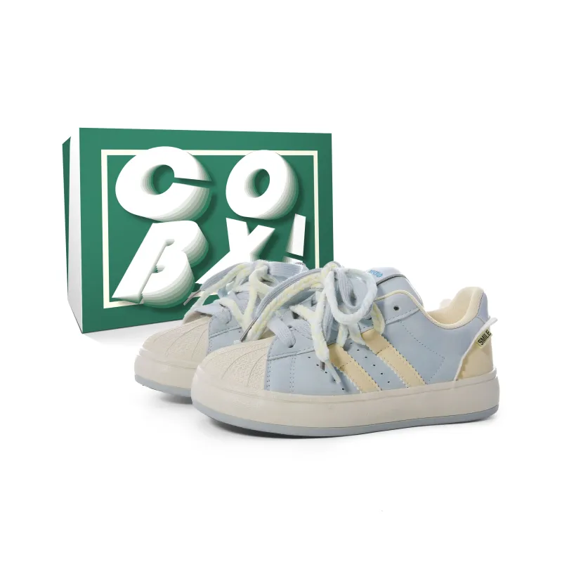 Cob Wear-resistant And Lightweight Low-Top Skateboard Shoes Women's-0