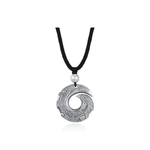 Chongqing Gold Store 999 Fine Silver Necklaces Men's