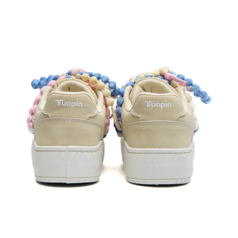 TUOPIN Anti-Slip Wear-Resistant Low-Top Skateboard Shoes Women's-6