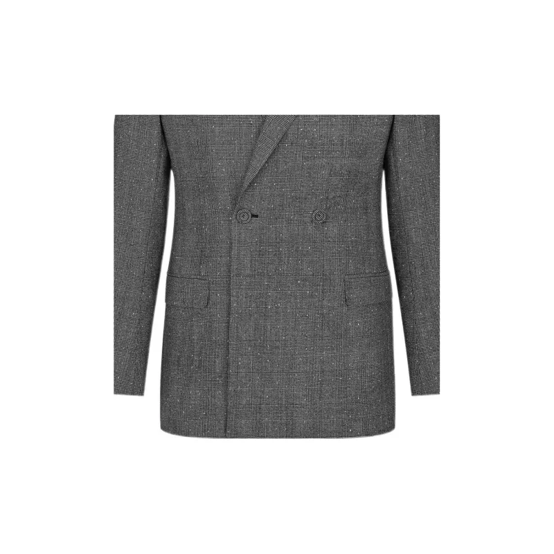 DIOR Double-Breasted Long Sleeved Blazer-3
