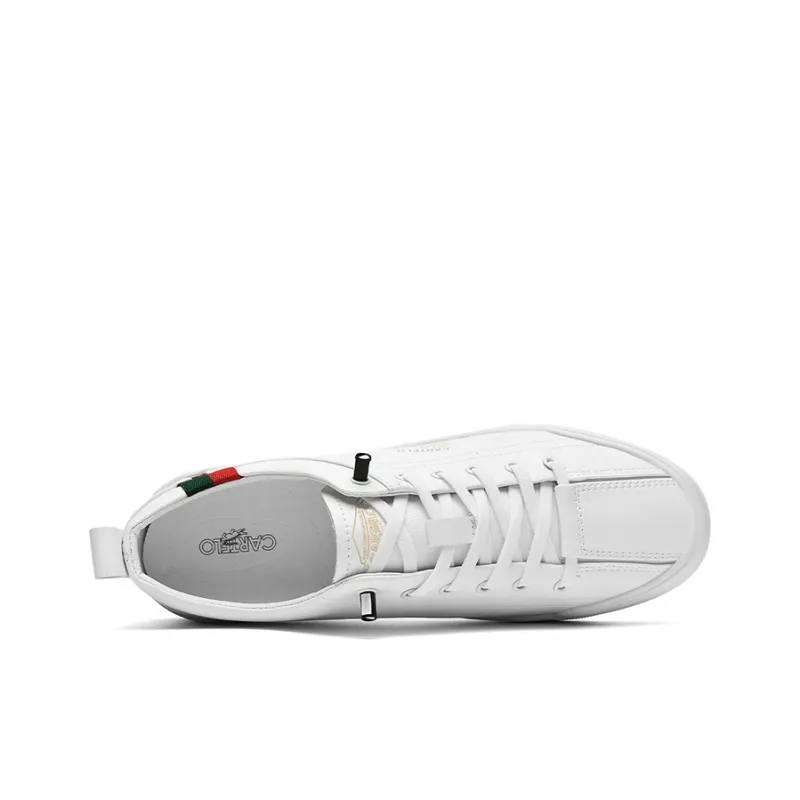 CARTELO Trendy Versatile Fashion White Sneakers Minimalist Style Design Skateboard Shoes Men's-2