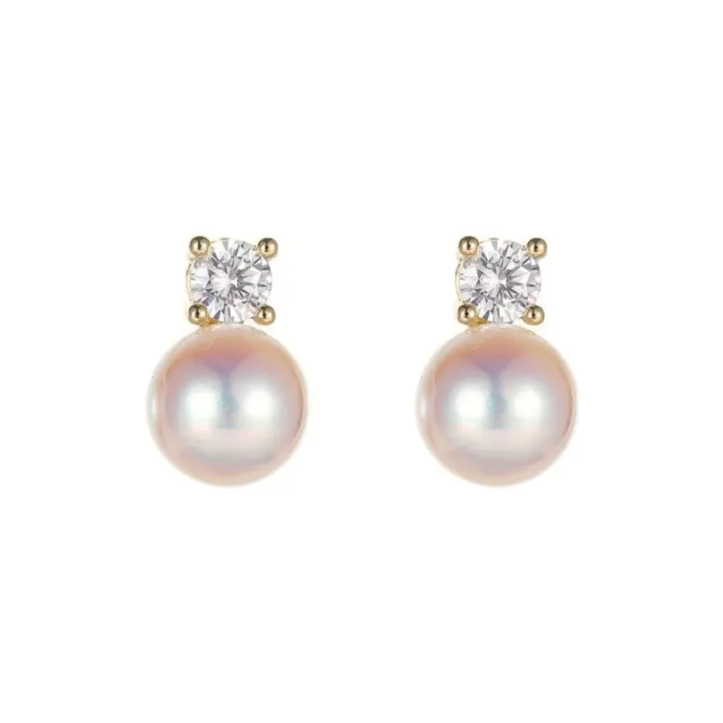 ONEKISS Gold Plated Copper Earrings Women's-11