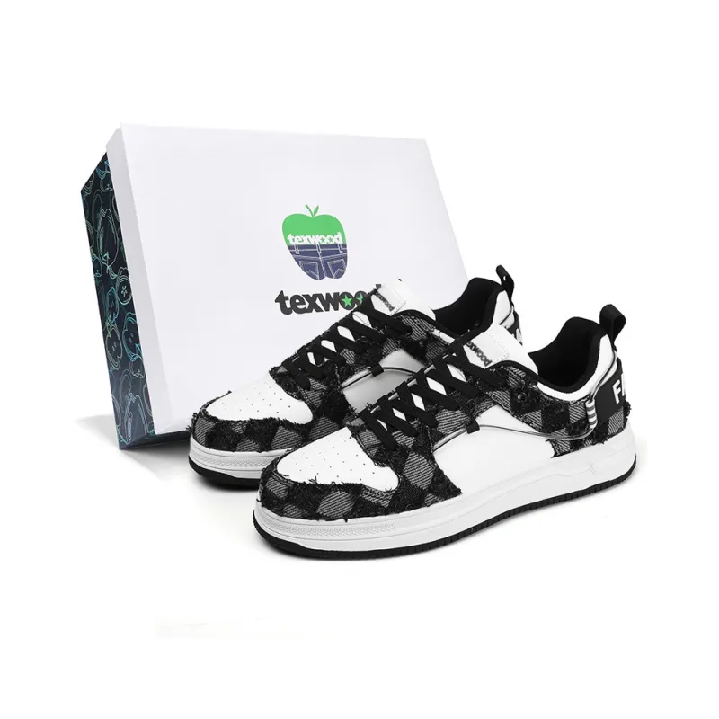 TEXWOOD Coverage Anti-Slip And Wear-Resistant Low-Top Skateboard Shoes Men's-0