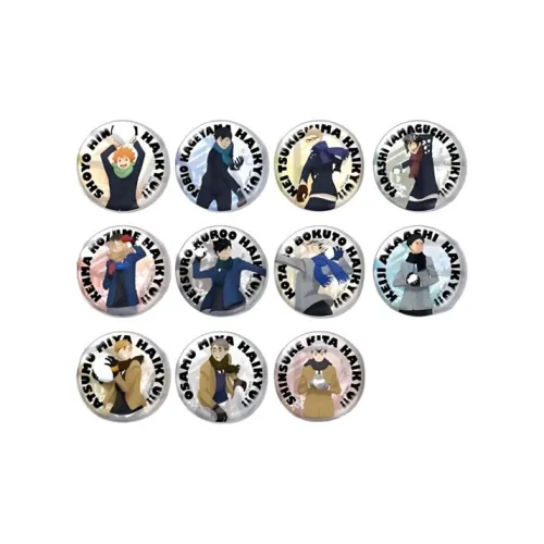 Animate Haikyuu!! Shiny Egg Box Snow Play Badges