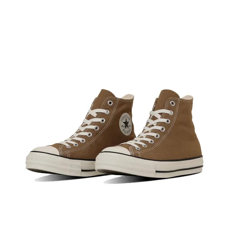 Converse All Star Anti Slip Wear Resistant High Top Canvas Shoes Unisex Dark Taupe Umber-1