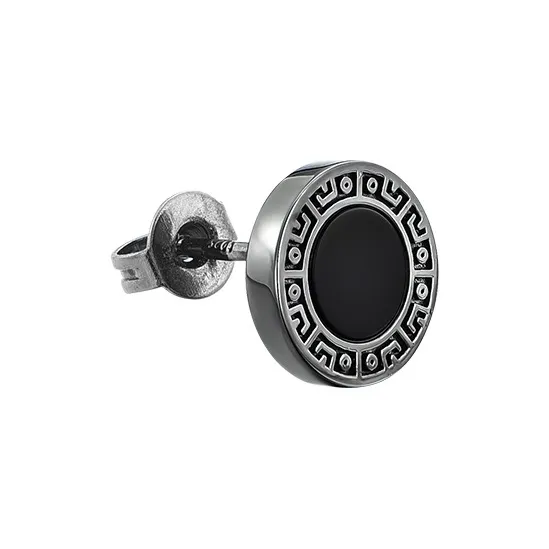 MYSH 925 Sterling Silver Stud Earrings Men's-1