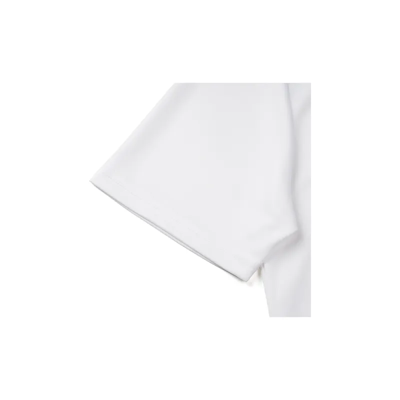 Adidas T Shirts Men White With Green Logo-4