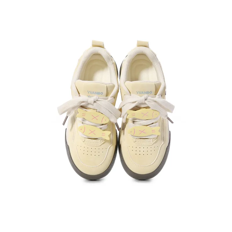 Lovely You Lightweight Anti-Slip And Wear-Resistant Low-Top Skateboard Shoes Women's-15