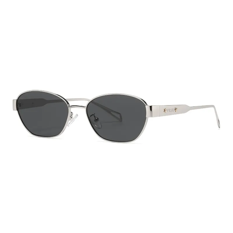 Prsr Titanium Oval Sunglasses Unisex-5